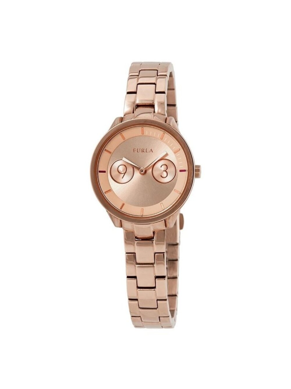 NWT Furla Metropolis Rose Gold Dial Ladies Watch